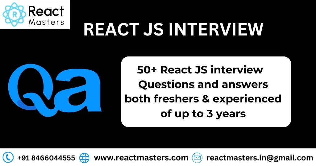 50+ React Js Interview Questions With Answers