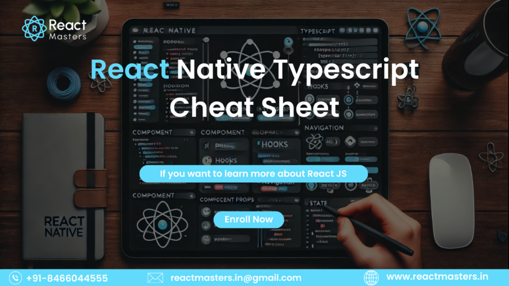 React Native TypeScript cheat sheet